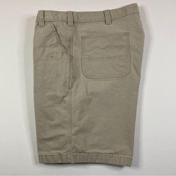 Carhartt Rugged Flex Relaxed Fit Canvas Work Shorts Men's 40 Stained Beige - Picture 10 of 14